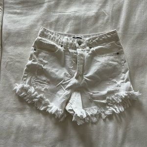 Wild Fable White Jean Shorts